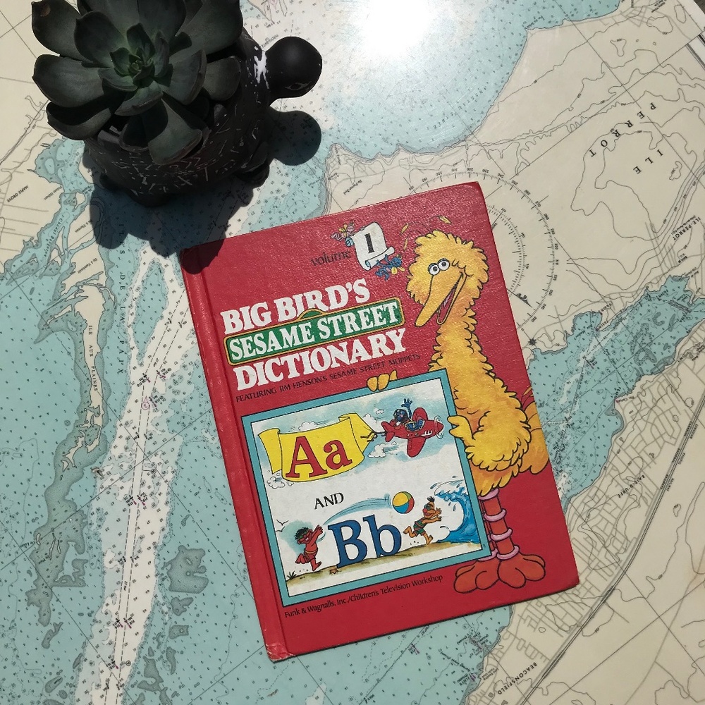 1981 Big Bird's Sesame Street Dictionary Vol. 1